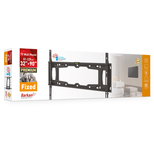 Barkan 32" - 90" Fixed TV Wall Mount