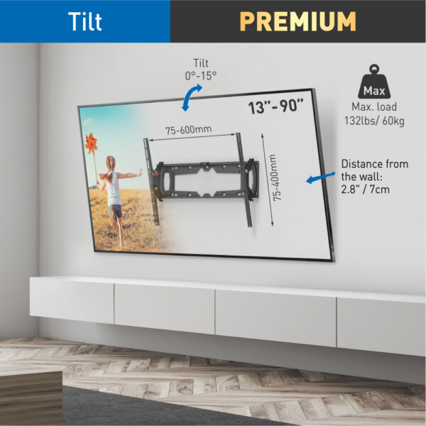 Barkan 32" - 90" Tilt TV Wall Mount