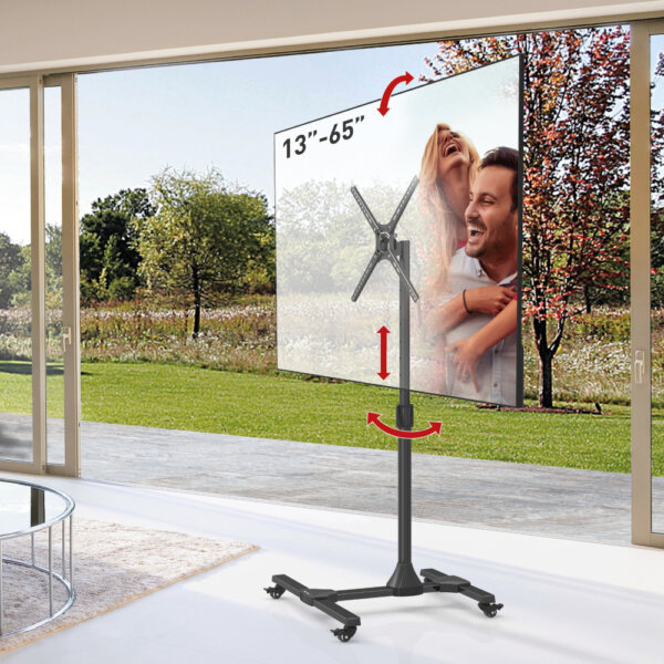 Barkan 13"-65" Tilt TV Cart